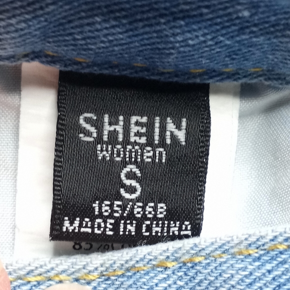 SHEIN Hi Rise Jean Shorts - Picture 5 of 6